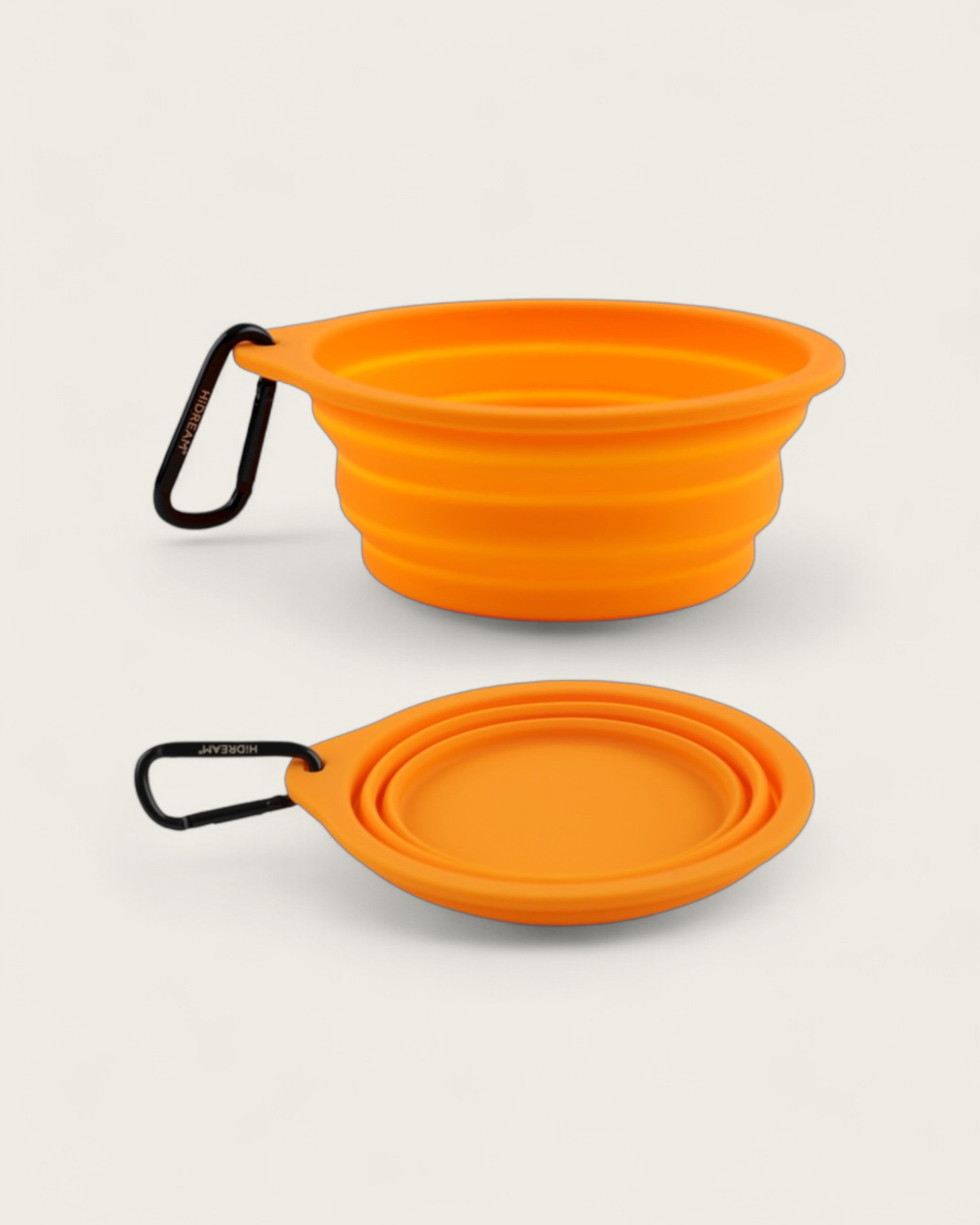 dog Silicone Travel Bowl orange - Bo&Hew